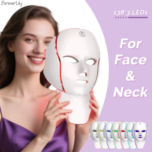 Facial LED Mask Red Light Therapy Anti Aging Face